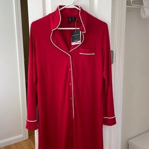 Red sleepwear small Cynthia Crowley